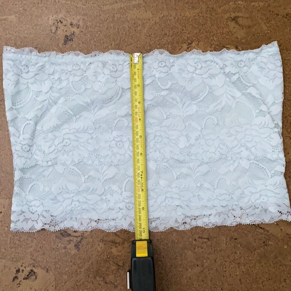 Light Blue Lace Tube Top - Picture 4 of 6